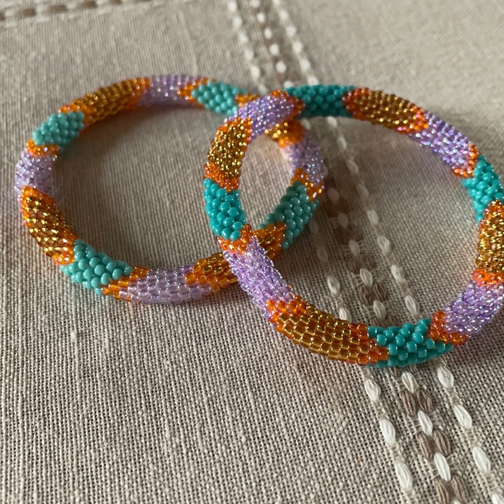 SASHKA beaded bracelets handcrafted in Nepal.